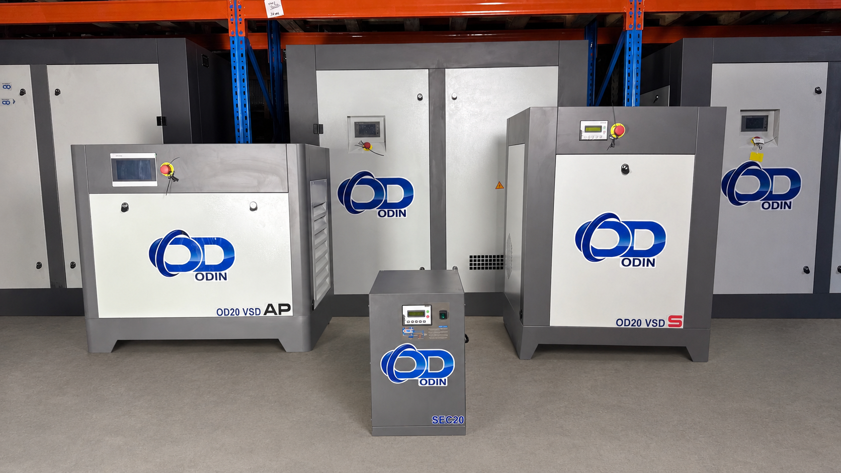 Linha de compressores ODIN em destaque